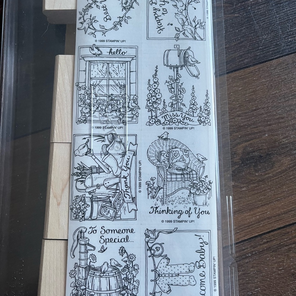 New Stampin' Up! Black and White Vintage stamps